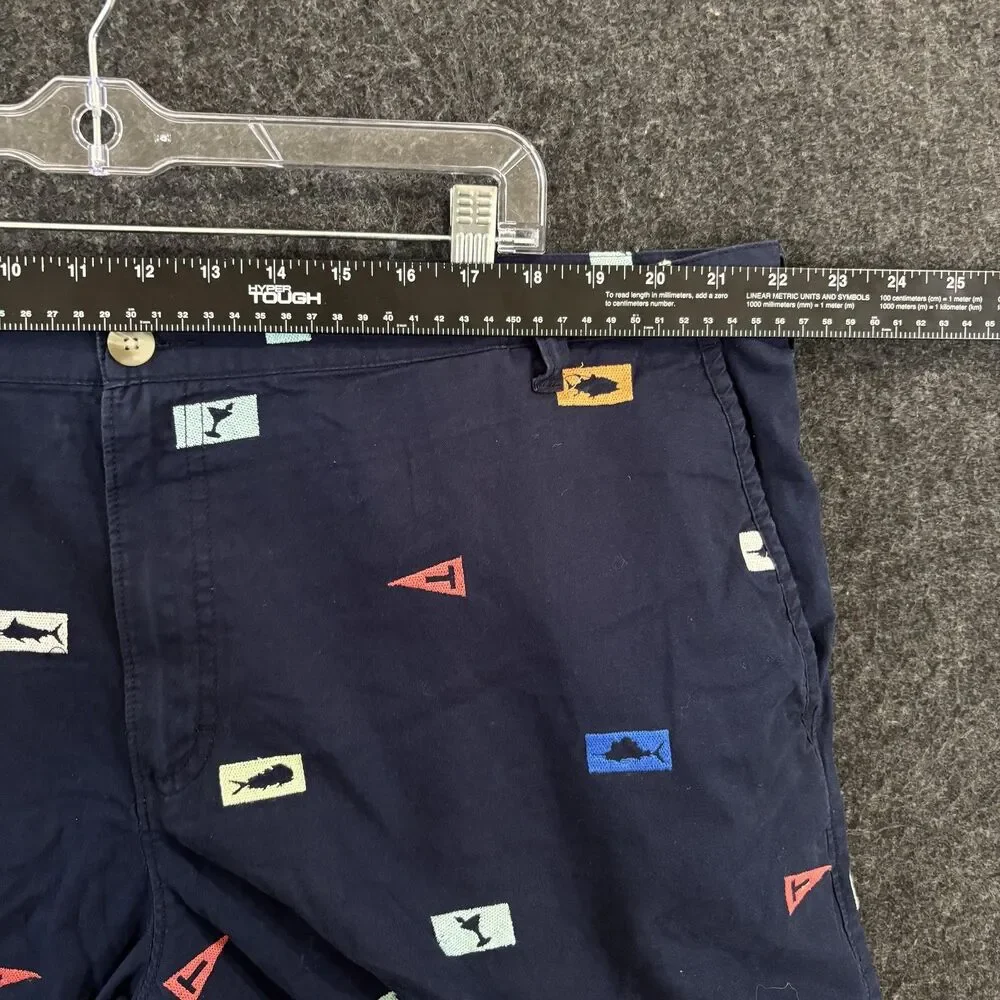 Columbia PFG Super Bonehead Shorts Men's 44 Navy Blue 10